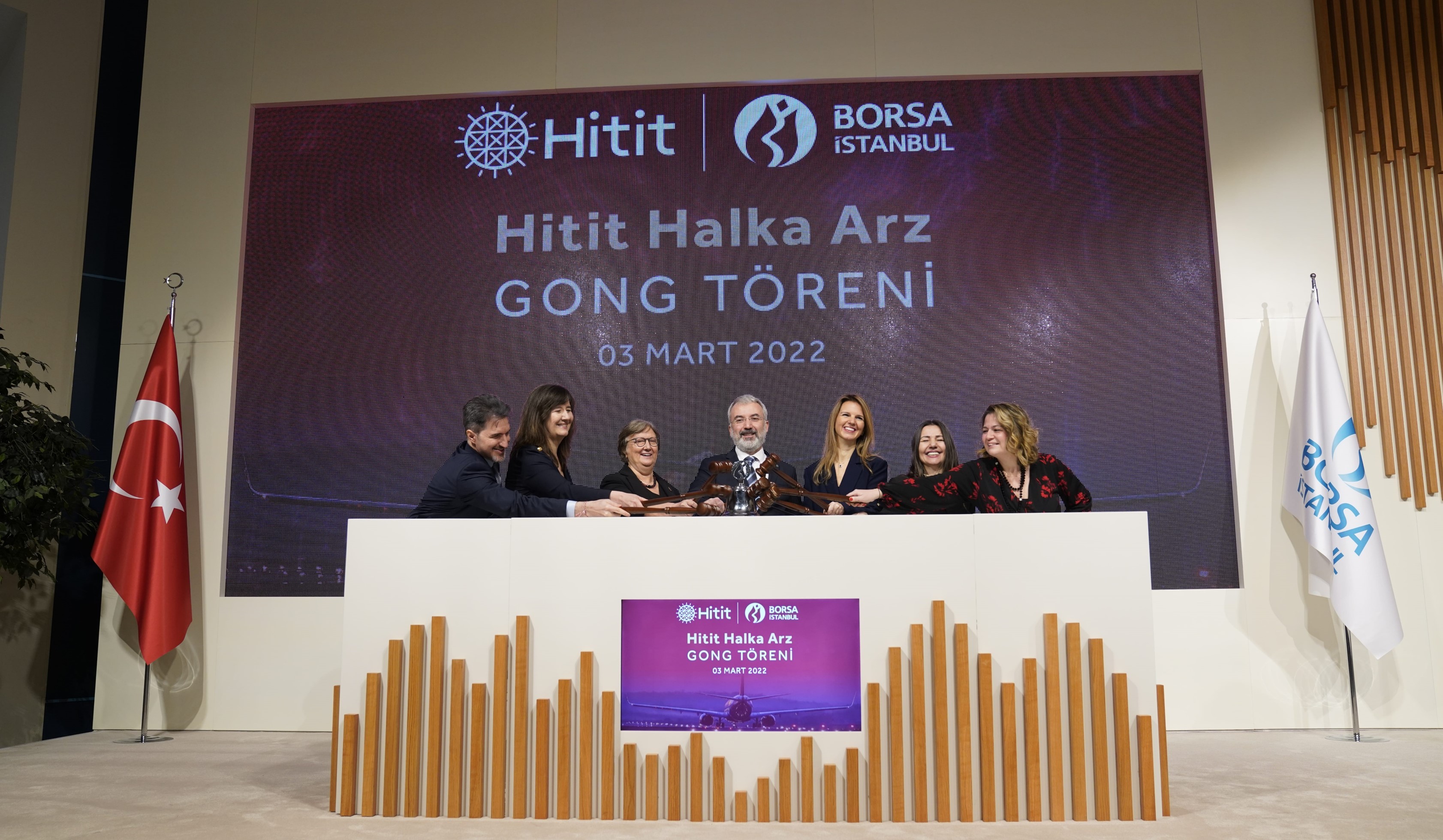 Halka arzını başarı ile tamamlayan Hitit, “HTTBT” kodu ile Borsa İstanbul’da işlem görmeye başladı